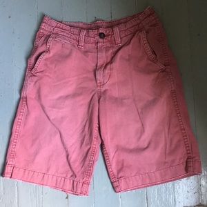 Mens American Eagle Shorts Pink Red Sz 28